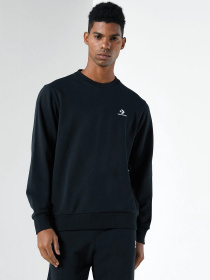 Свитшот CONVERSE Emb Crew модель 10020345-001 Фото