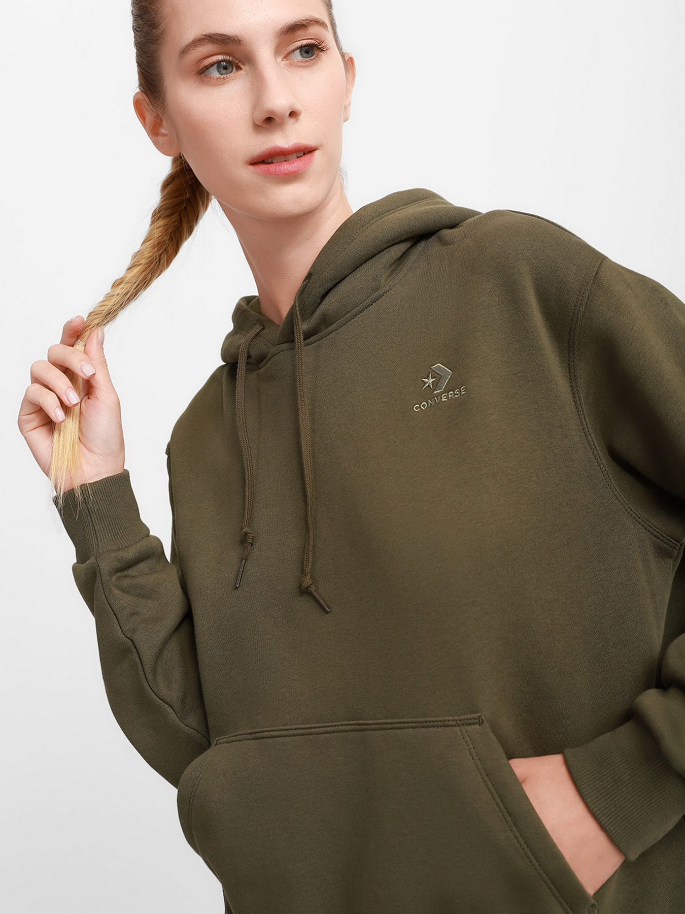 Худи CONVERSE Embroidered Star Chevron модель 10020872-360 Фото