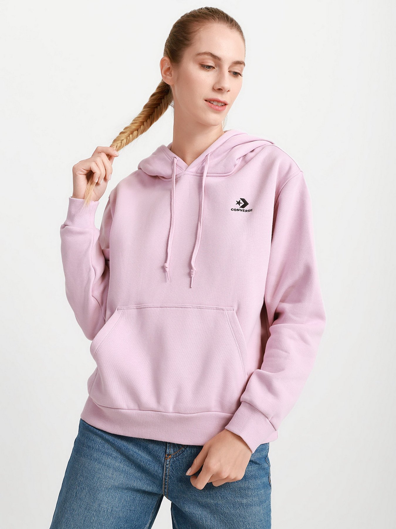 Худі CONVERSE Embroidered Star Chevron модель 10020872-530 Фото