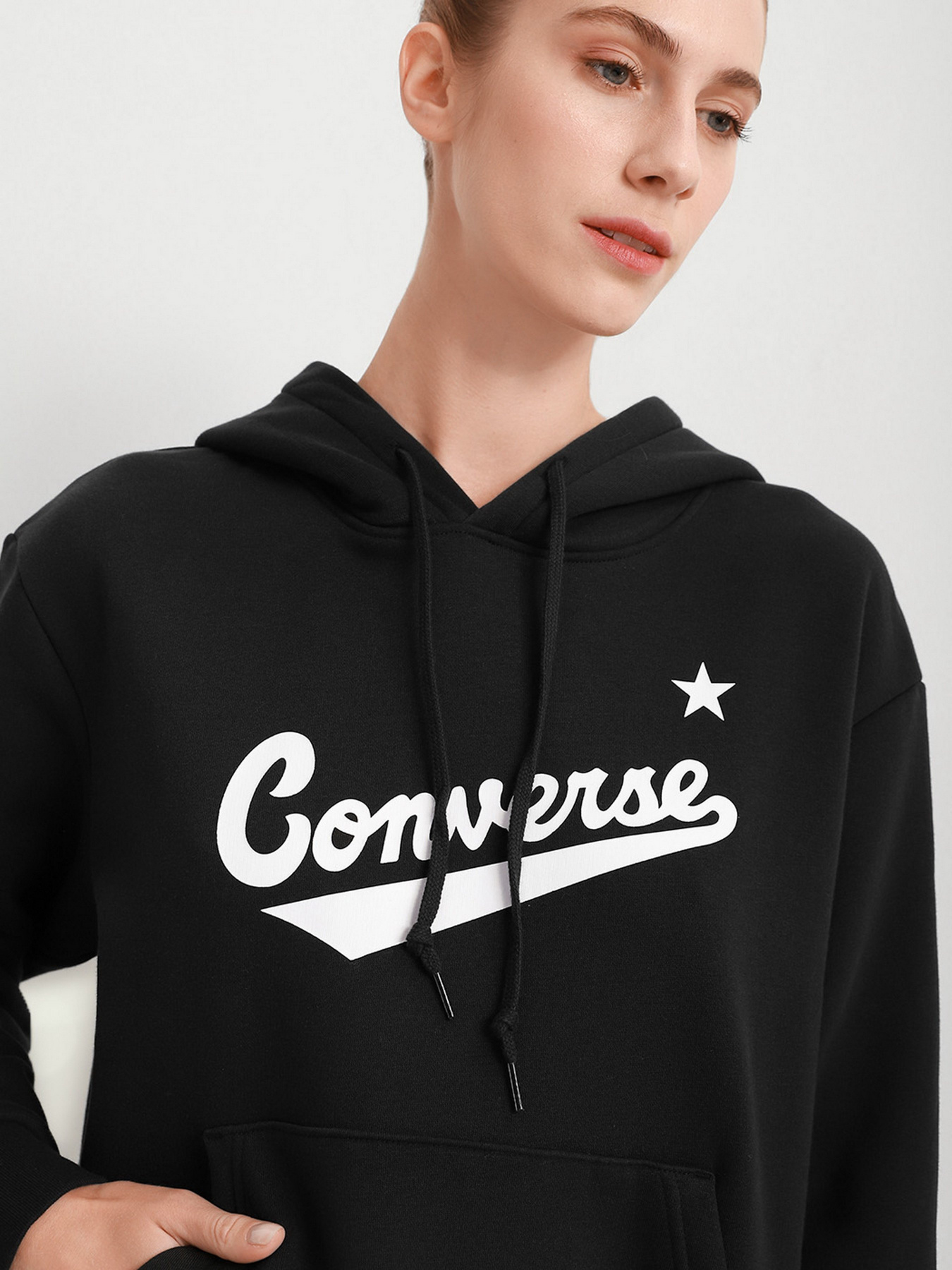 Худи CONVERSE SCRIPTED LOGO модель 10022011-001 Худи CONVERSE SCRIPTED LOGO модель 10022011-001 Фото