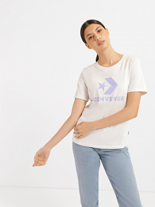 Футболка CONVERSE Center Front Logo модель 10018569-103 Фото