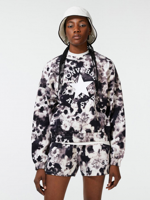 Свитшот CONVERSE Floral Chuck Patch модель 10023196-001 Фото