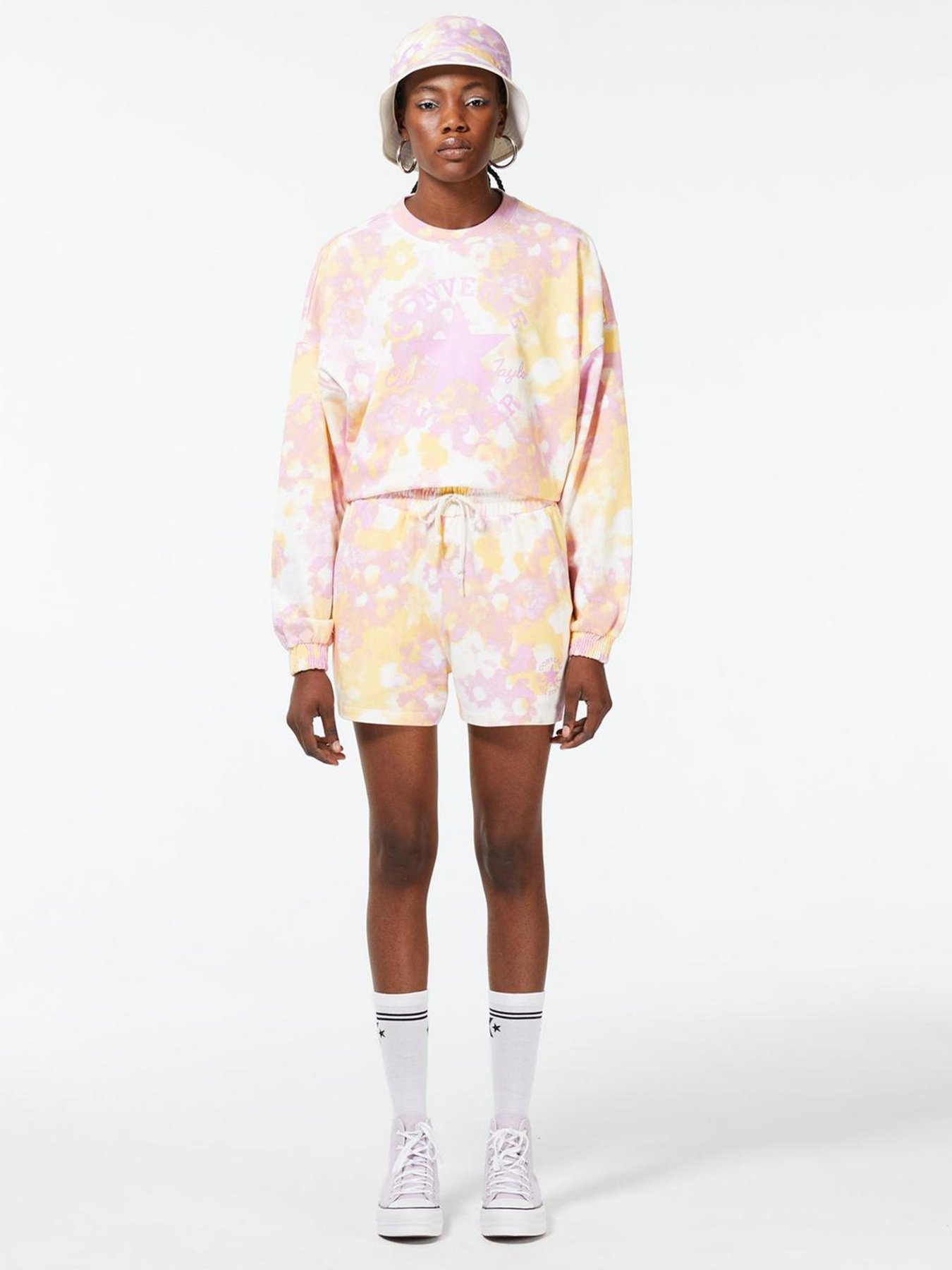 Шорти CONVERSE 
Washed Floral Cotton модель 10023198-698 Фото