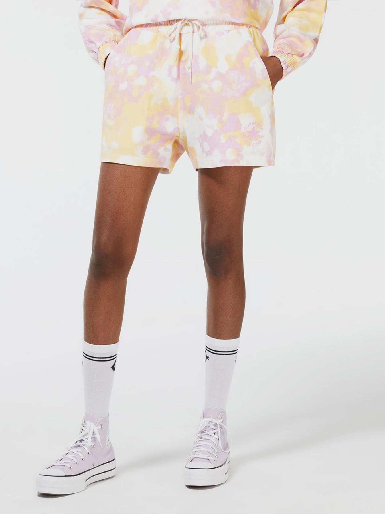 Шорти CONVERSE 
Washed Floral Cotton модель 10023198-698 Фото