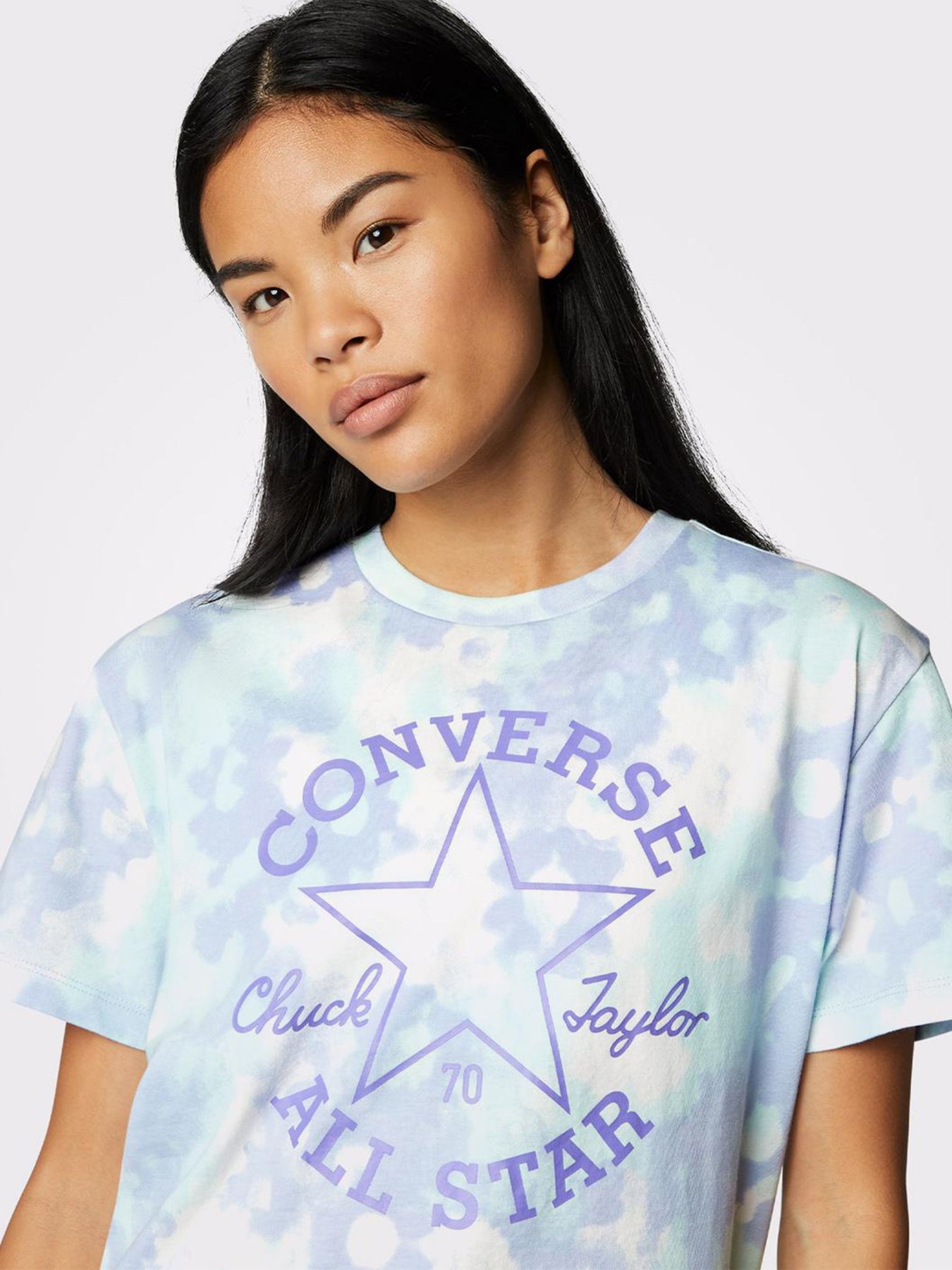 Футболка CONVERSE Washed Floral Patch модель 10023208-484 Фото