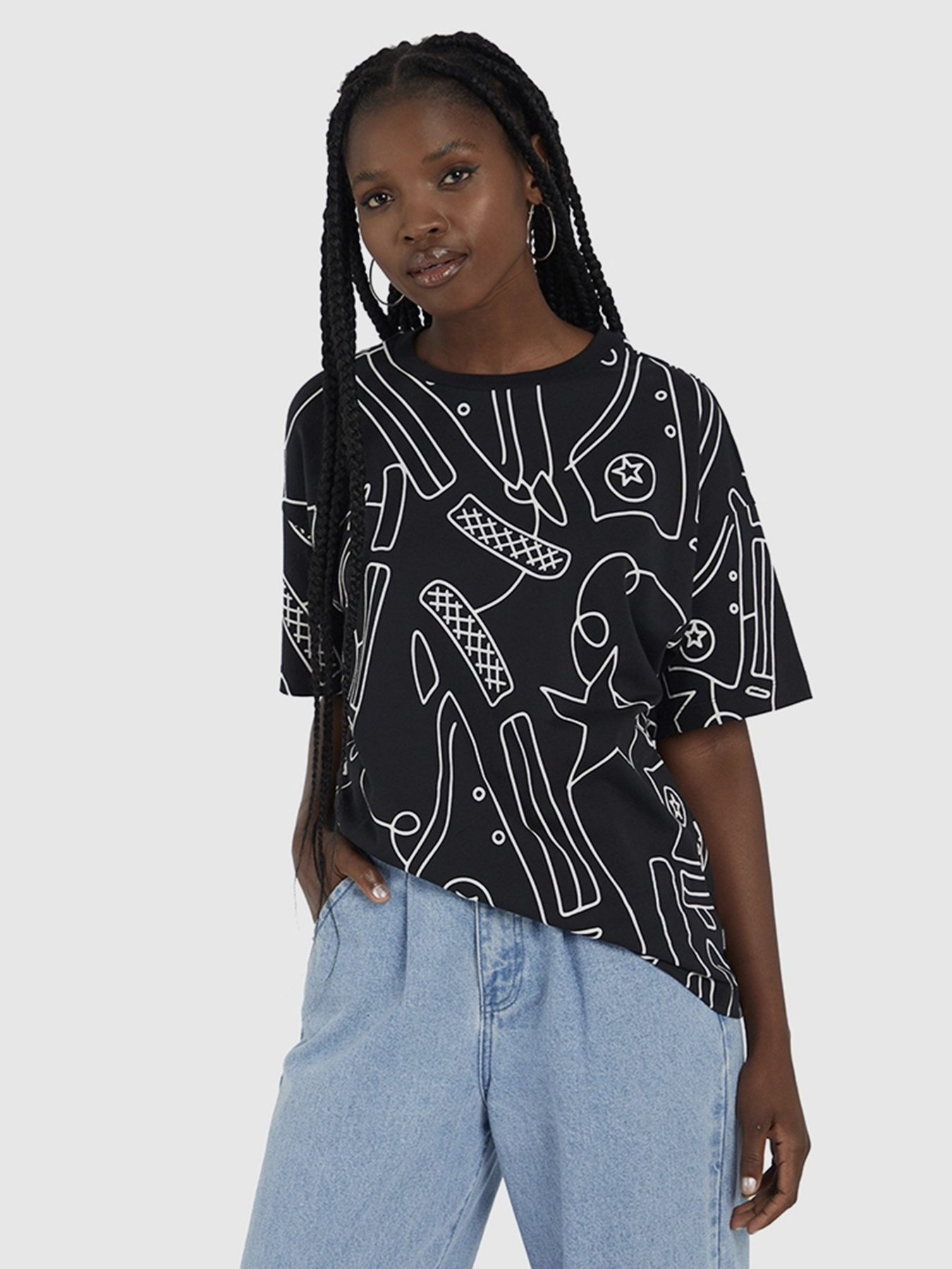 Футболка CONVERSE Graphic модель 10023215-001 Фото