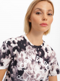 Футболка CONVERSE Washed Floral Patch модель 10023208-001 Фото