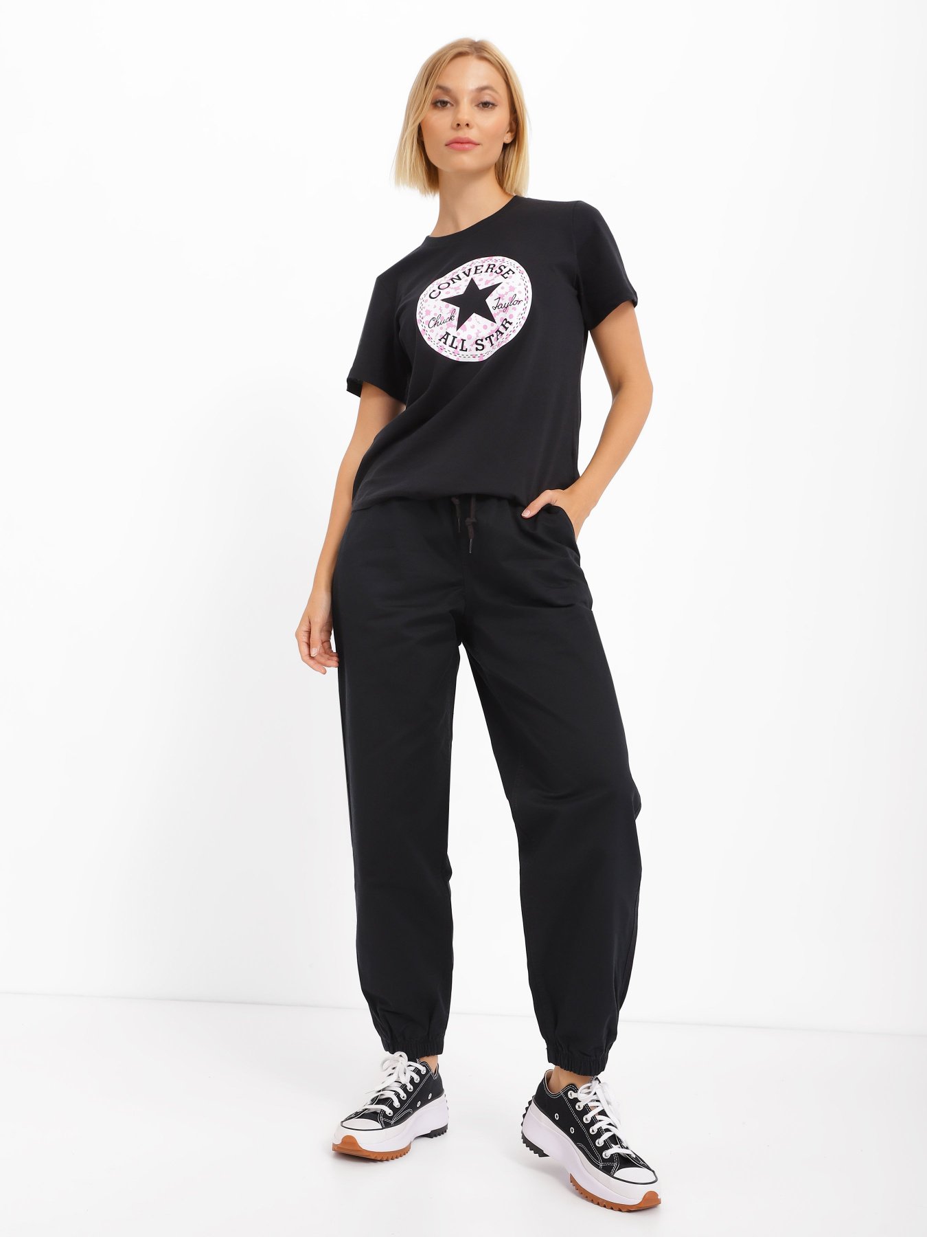 Джоггеры CONVERSE Commerical Jogger модель 10023687-001 Фото