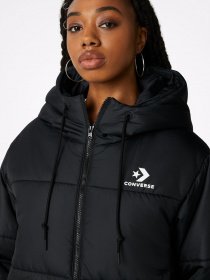 Зимова куртка CONVERSE Short Hooded Puffer модель 10023736-001 Фото