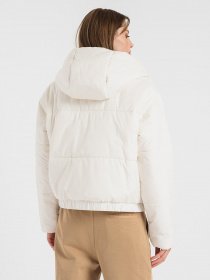 Зимняя куртка CONVERSE Short Hooded Puffer модель 10023736-281 Фото