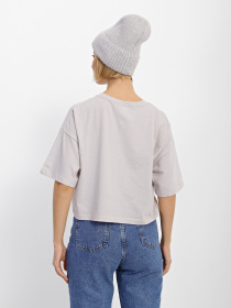 Футболка CONVERSE Heathered Cropped модель 10023908-281 Фото