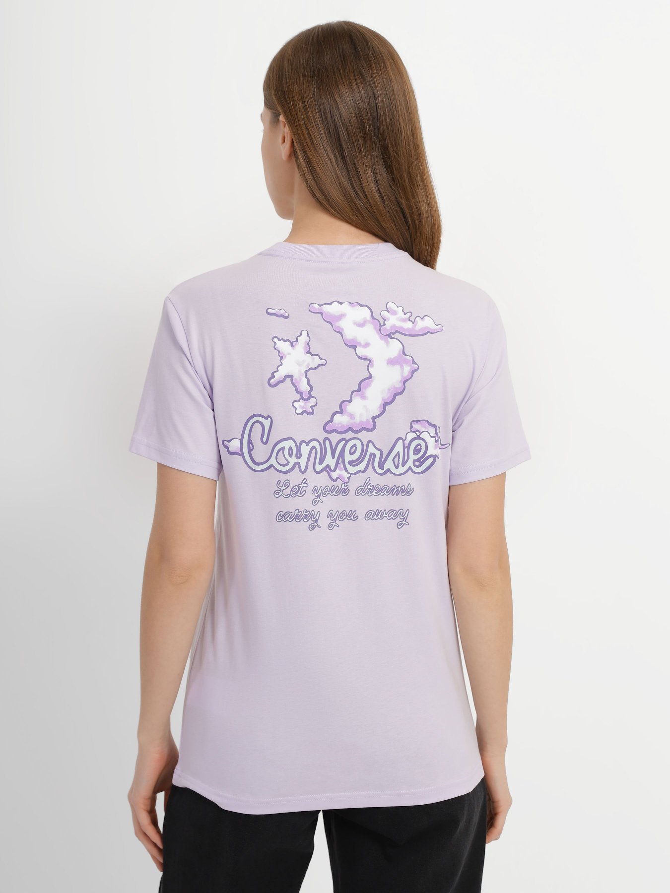 Футболка CONVERSE  Seasonal Graphic Word Art модель 10024536-533 Фото