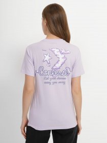 Футболка CONVERSE  Seasonal Graphic Word Art модель 10024536-533 Фото