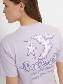 Футболка CONVERSE  Seasonal Graphic Word Art модель 10024536-533 Фото