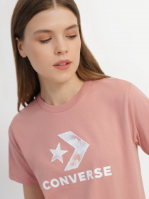 Футболка CONVERSE Floral Star Chevron модель 10024538-296 Фото