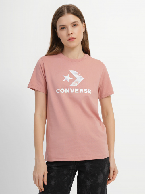 Футболка CONVERSE Floral Star Chevron модель 10024538-296 Фото
