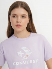 Футболка CONVERSE Floral Star Chevron модель 10024538-533 Фото