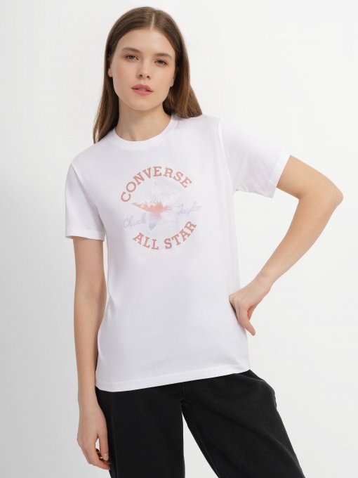 Футболка CONVERSE Go-To All Star модель 10025041-102 Фото