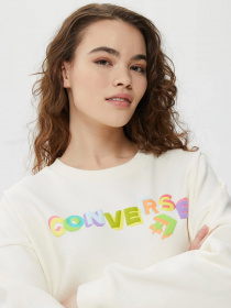 Світшот CONVERSE Heavyweight Graphic Crew модель 10025069-286 Фото