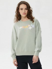 Свитшот CONVERSE Heavyweight Graphic Crew модель 10025069-376 Фото