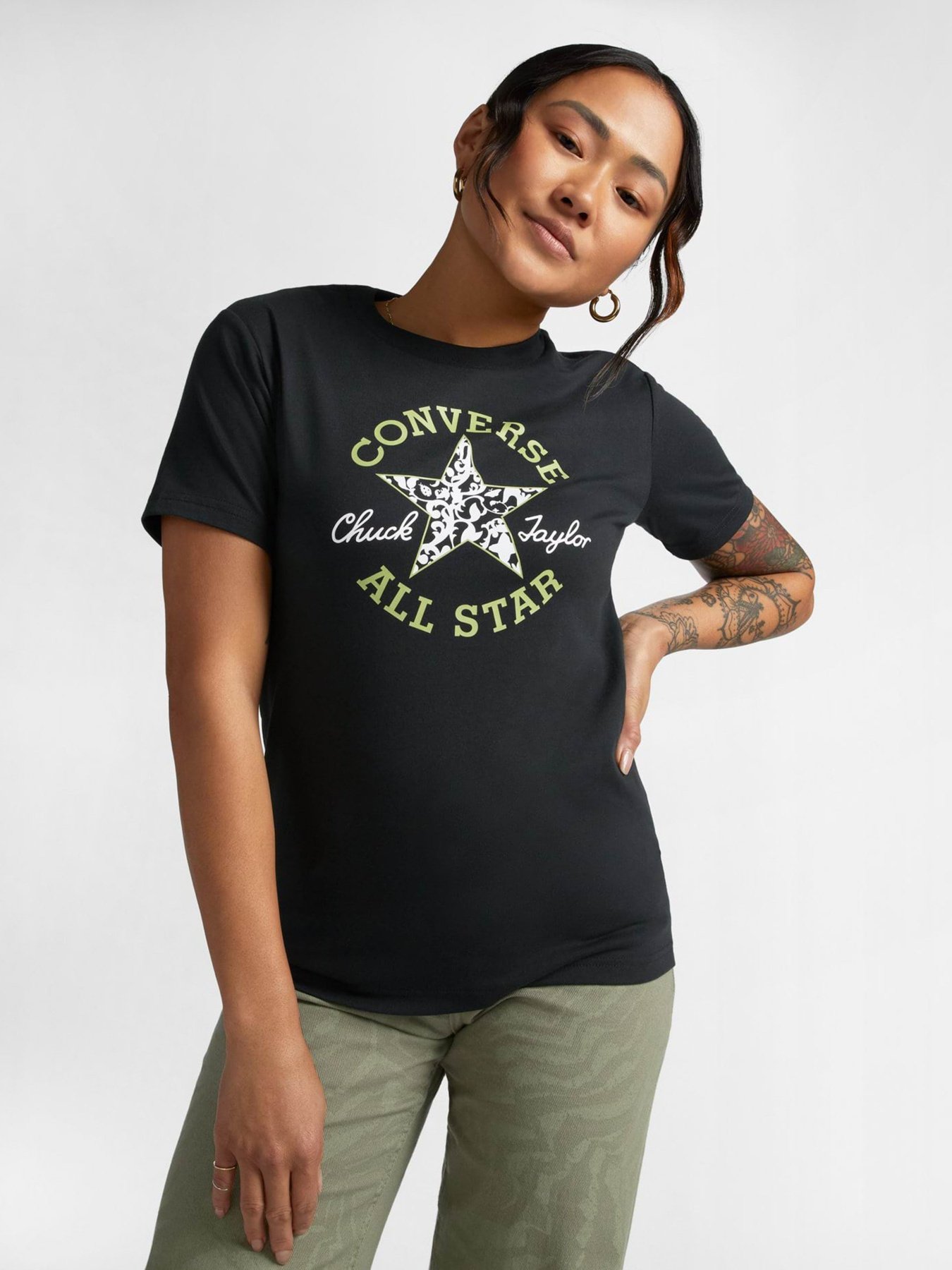 Футболка CONVERSE Chuck Patch Infill модель 10025212-001 Фото