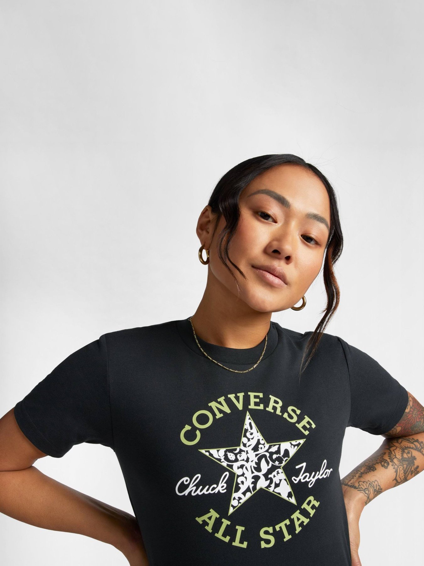 Футболка CONVERSE Chuck Patch Infill модель 10025212-001 Фото