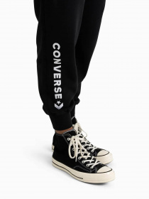 Спортивні штани CONVERSE Wordmark Fleece Emb модель 10024542-001 Фото