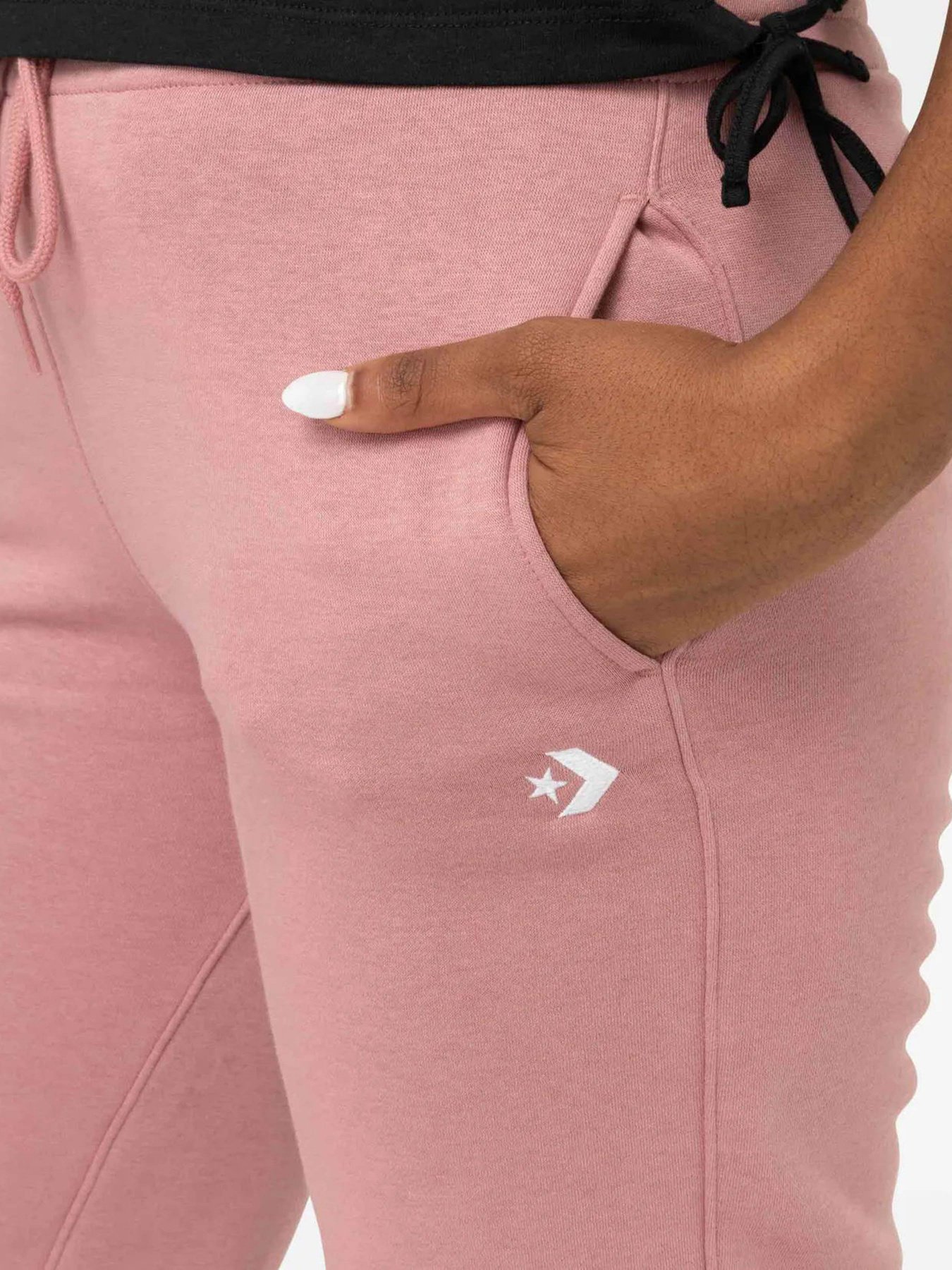 Штани спортивні CONVERSE Wordmark Fleece модель 10024542-698 Фото