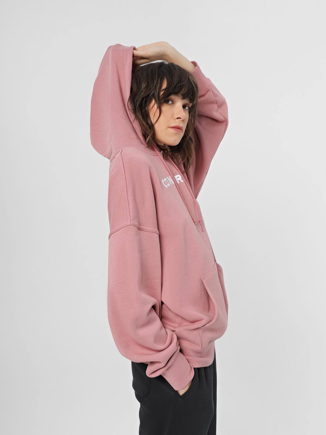 Худі CONVERSE Embroidered Wordmark Fleece модель 10025690-698 Фото