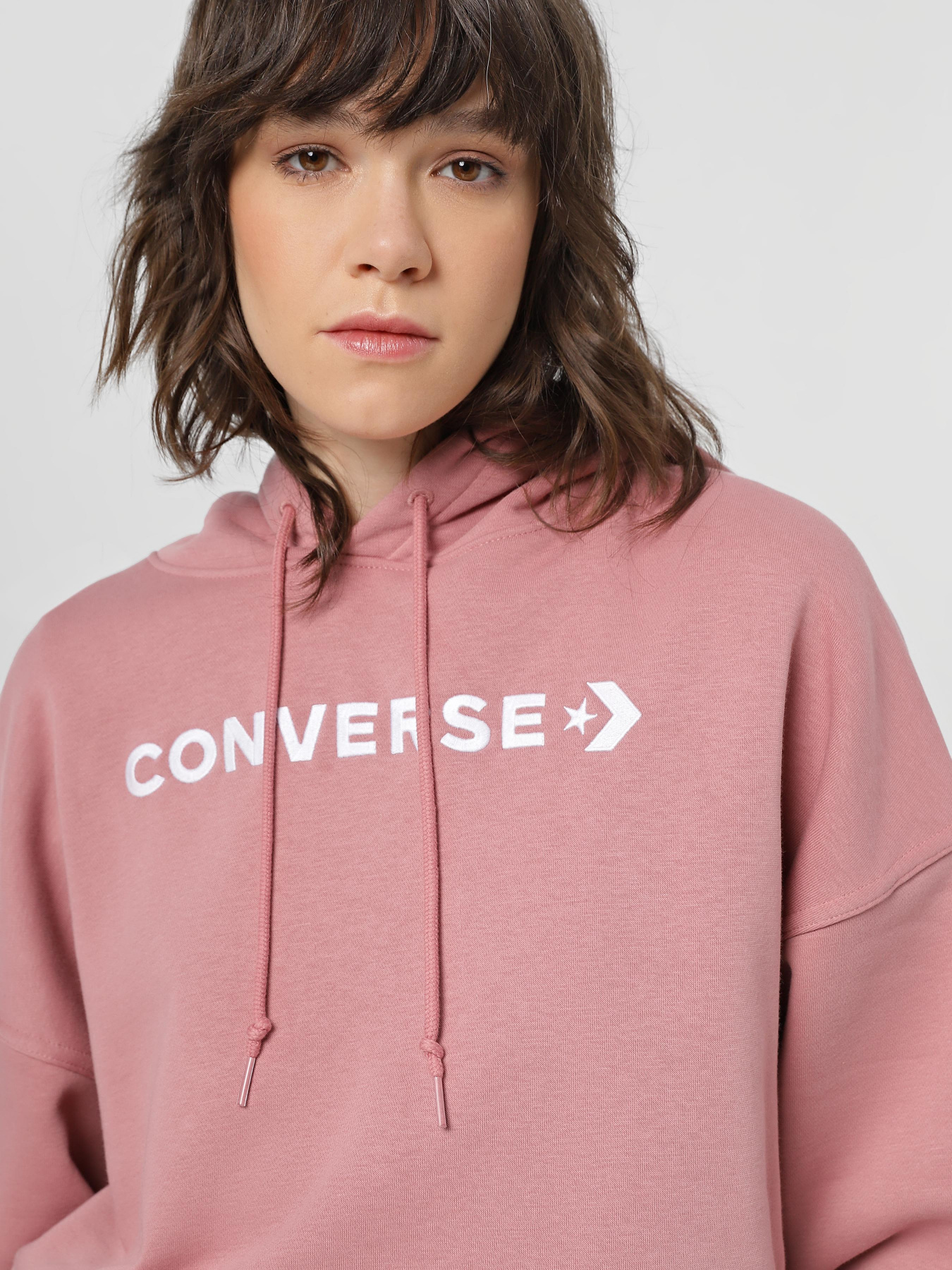 Худі CONVERSE Embroidered Wordmark Fleece модель 10025690-698 Фото