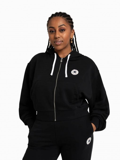 Кофта CONVERSE Elevated Knit Paneled Модель 10025888-001 Фото