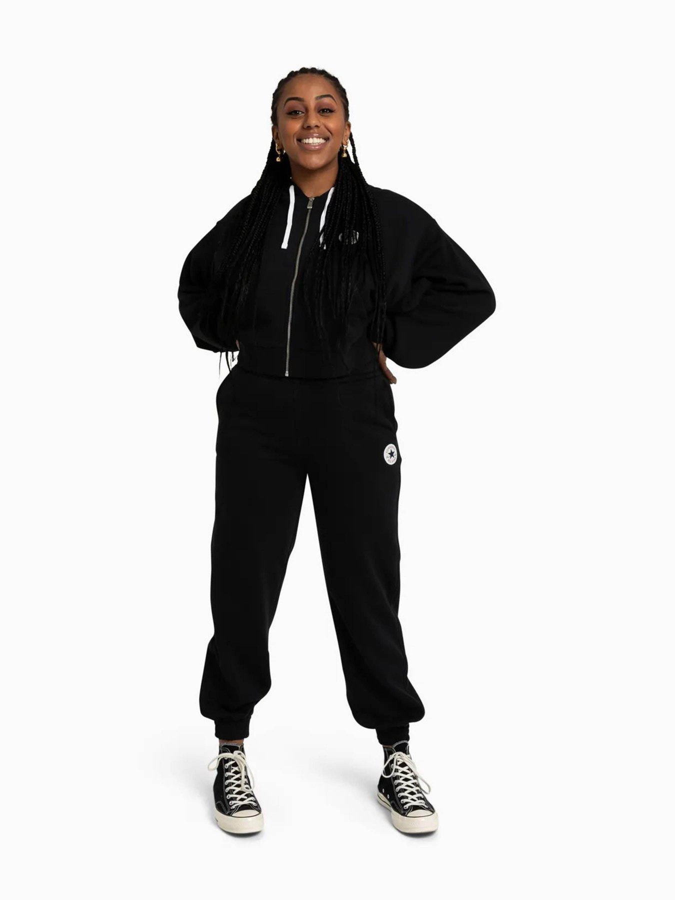 Кофта CONVERSE Elevated Knit Paneled модель 10025888-001 Фото