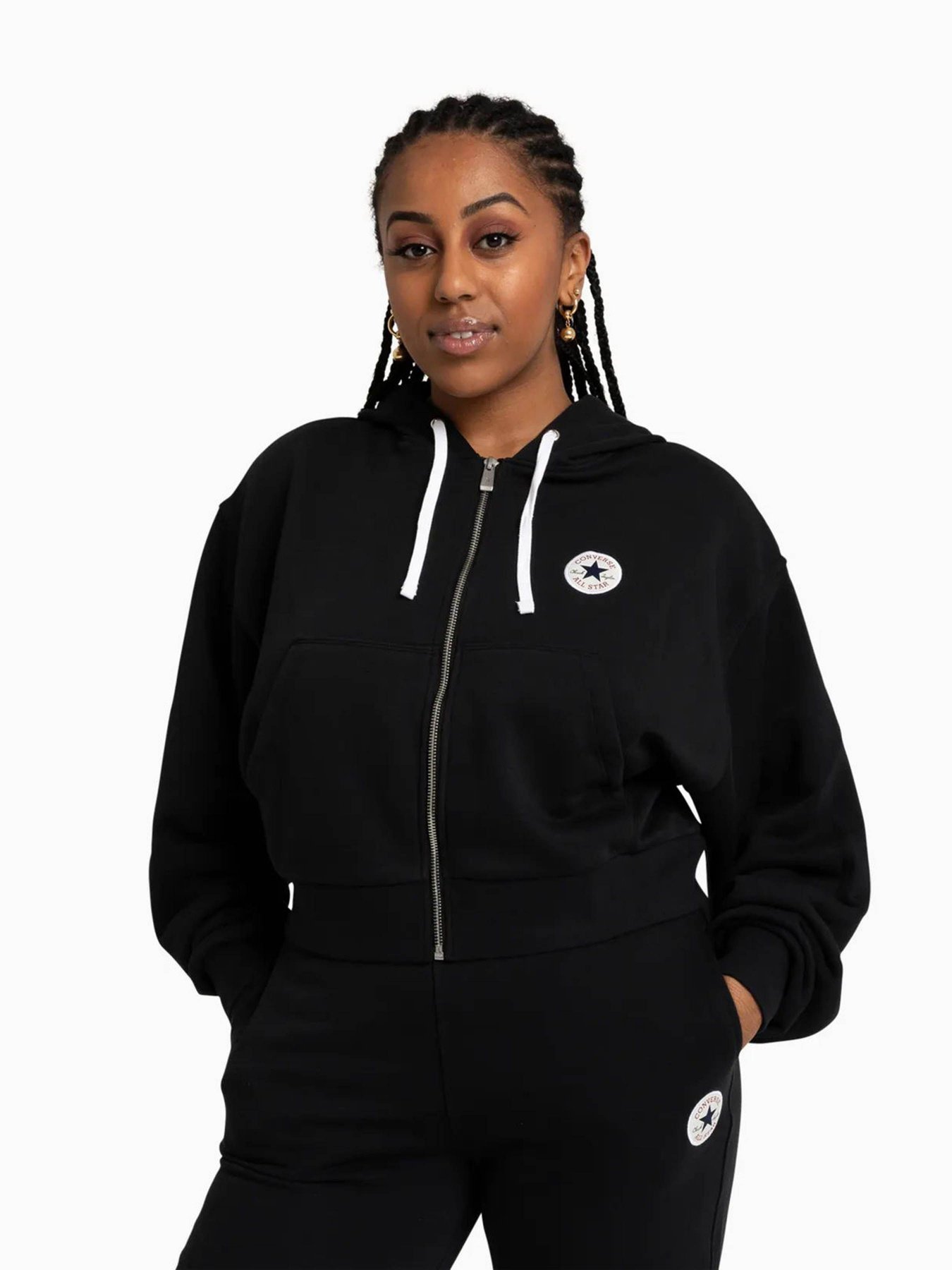 Кофта CONVERSE Elevated Knit Paneled модель 10025888-001 Фото