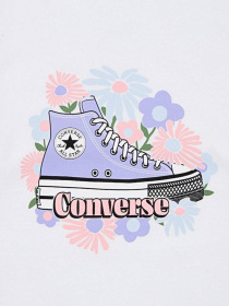 Спортивный комплект CONVERSE FLORAL SNEAKER TEE - Shorts модель 3CH108-PC5 Фото