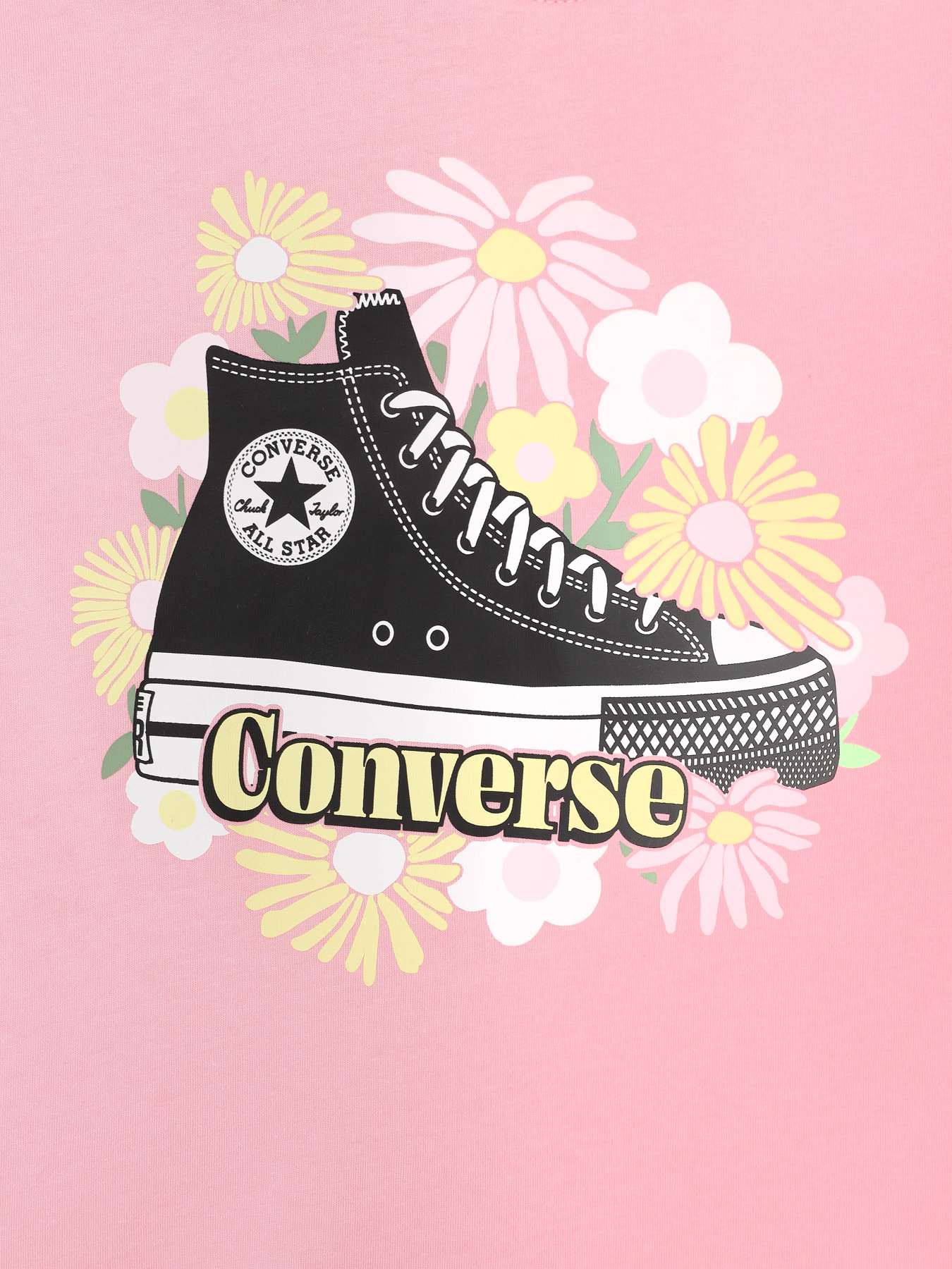 Спортивный костюм CONVERSE FLORAL SNEAKER TEE - SHORTS модель 4CH108-023 Фото