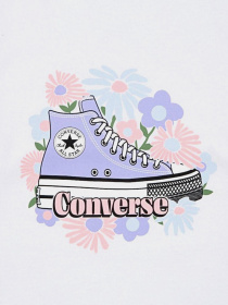 Спортивный костюм CONVERSE FLORAL SNEAKER TEE - SHORTS модель 4CH108-PC5 Фото