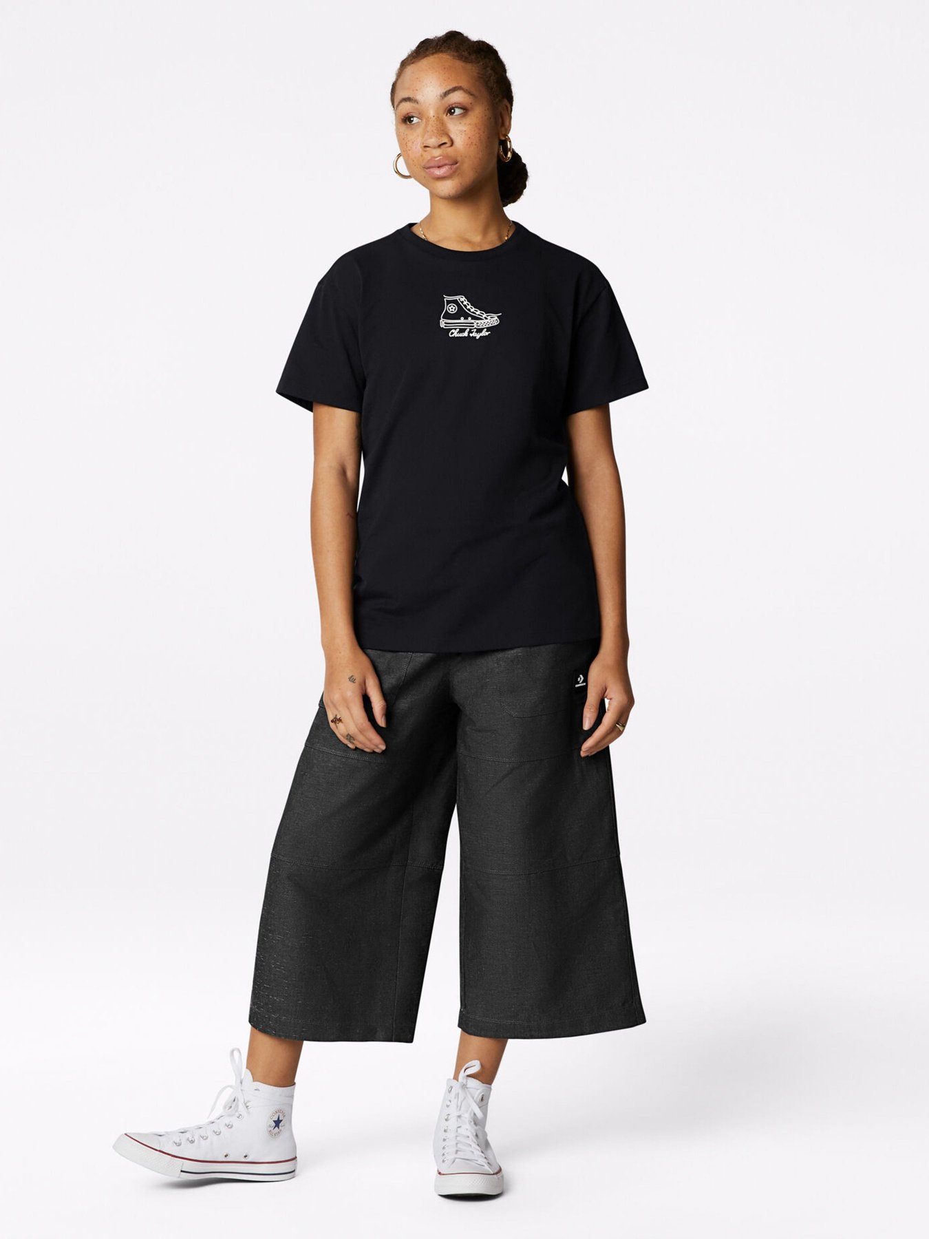 Футболка CONVERSE High Top Graphic модель 10023256-001 Футболка CONVERSE High Top Graphic модель 10023256-001 Фото