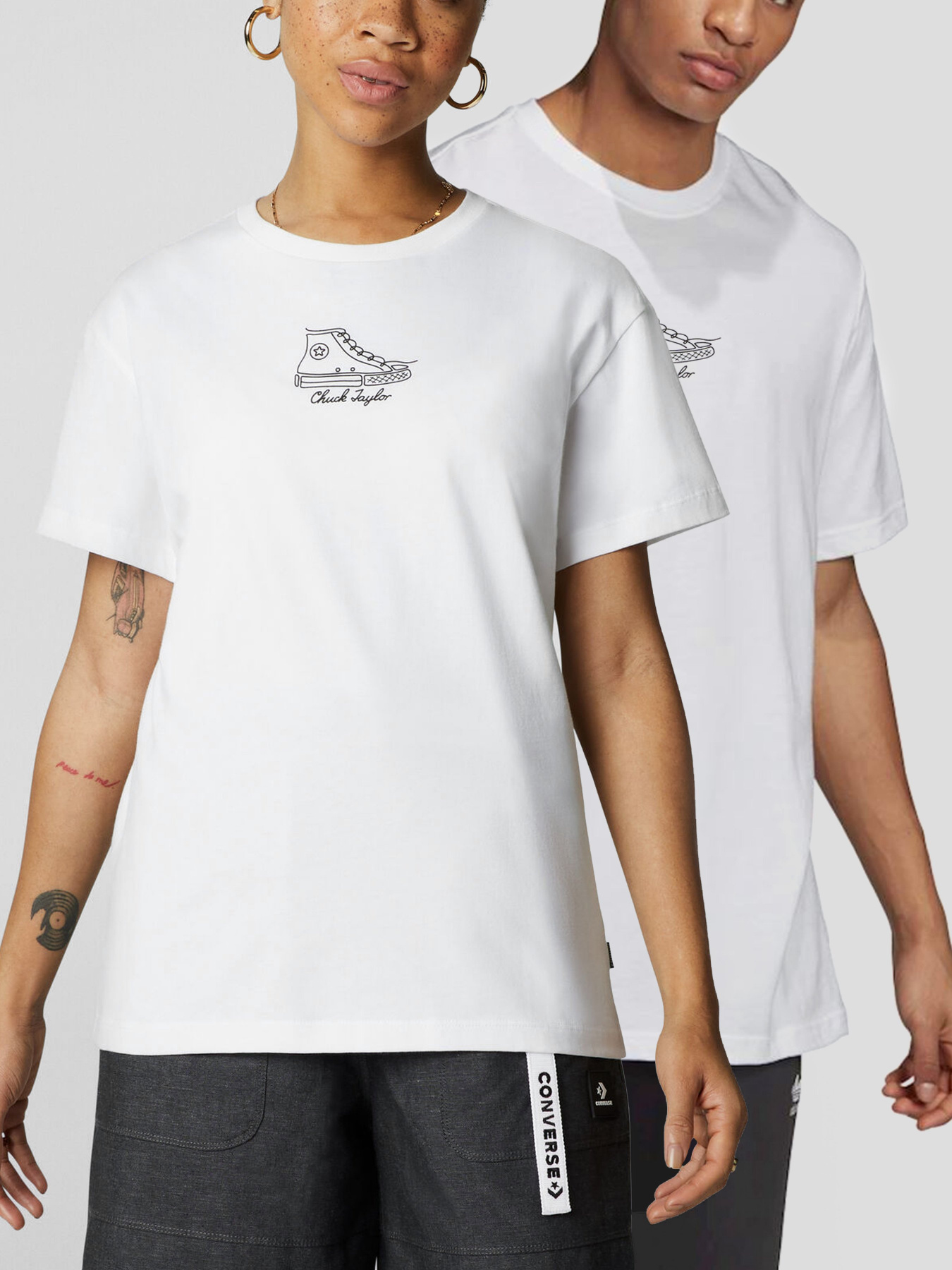 Футболка CONVERSE High Top Graphic модель 10023256-102 Фото