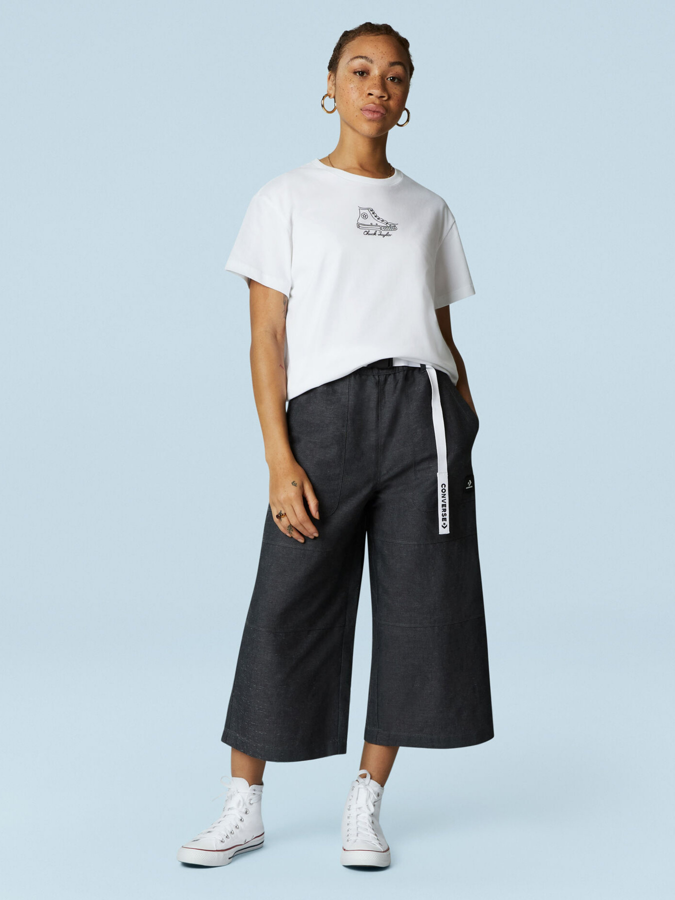 Футболка CONVERSE High Top Graphic модель 10023256-102 Фото