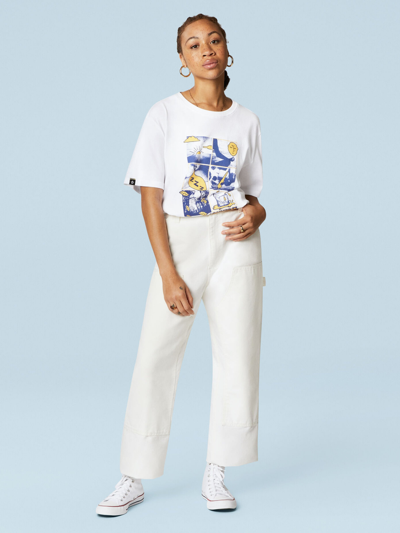 Футболка CONVERSE Comic Graphic модель 10023284-102 Фото