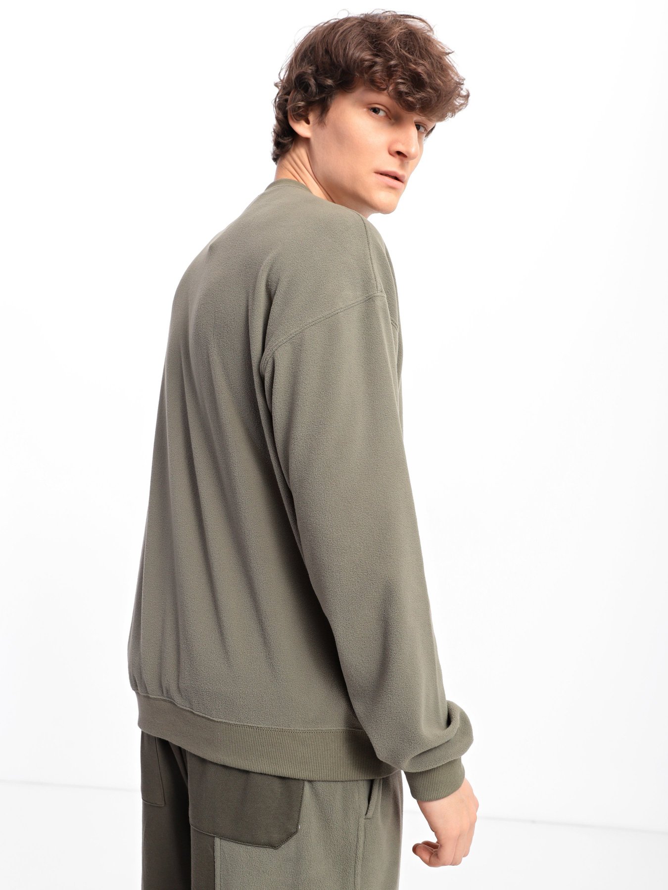 Світшот CONVERSE Pocket Fleece Crew модель 10023764-306 Фото