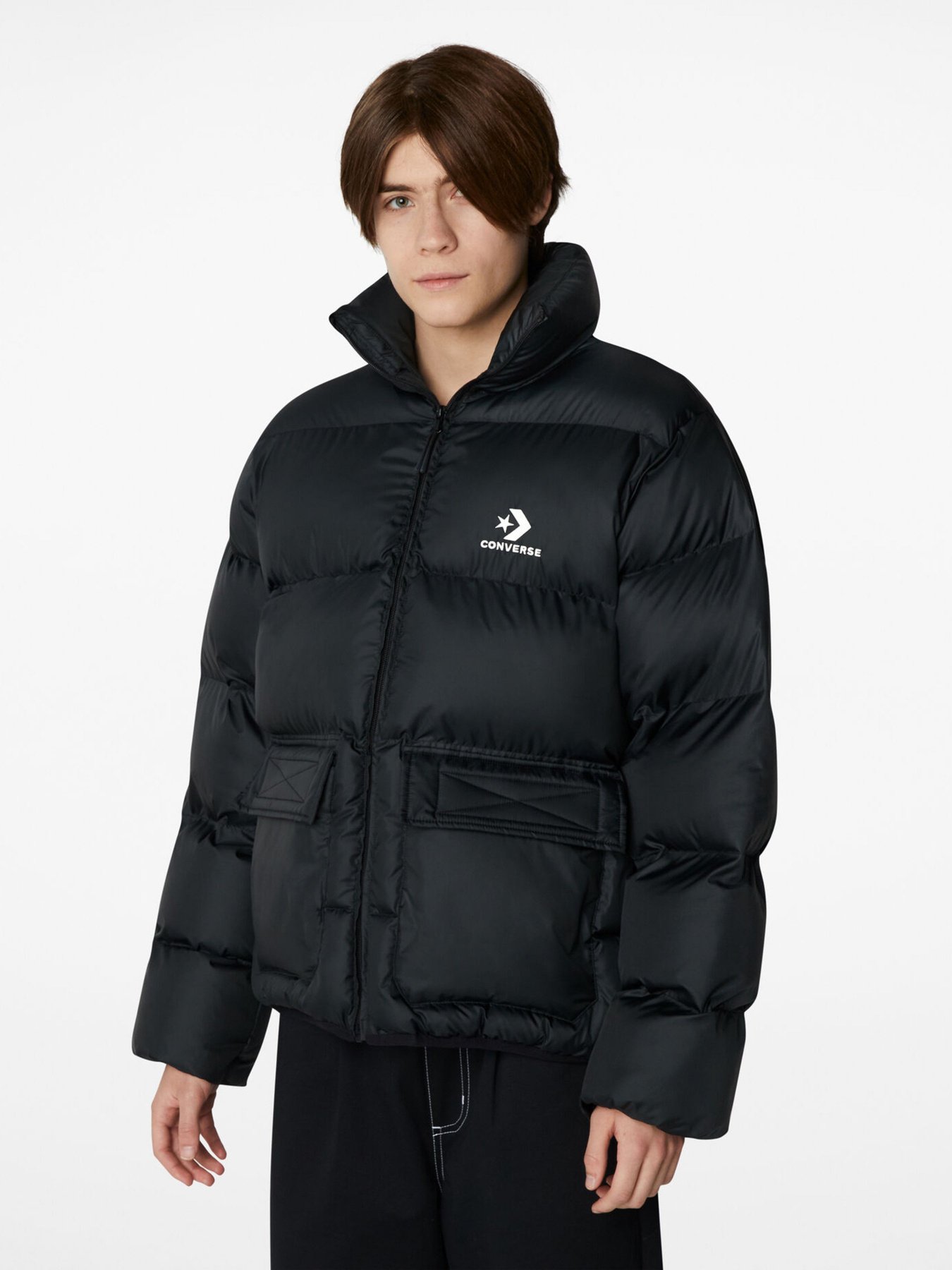 Зимова куртка CONVERSE Patch Pocket Puffer модель 10023798-001 Фото