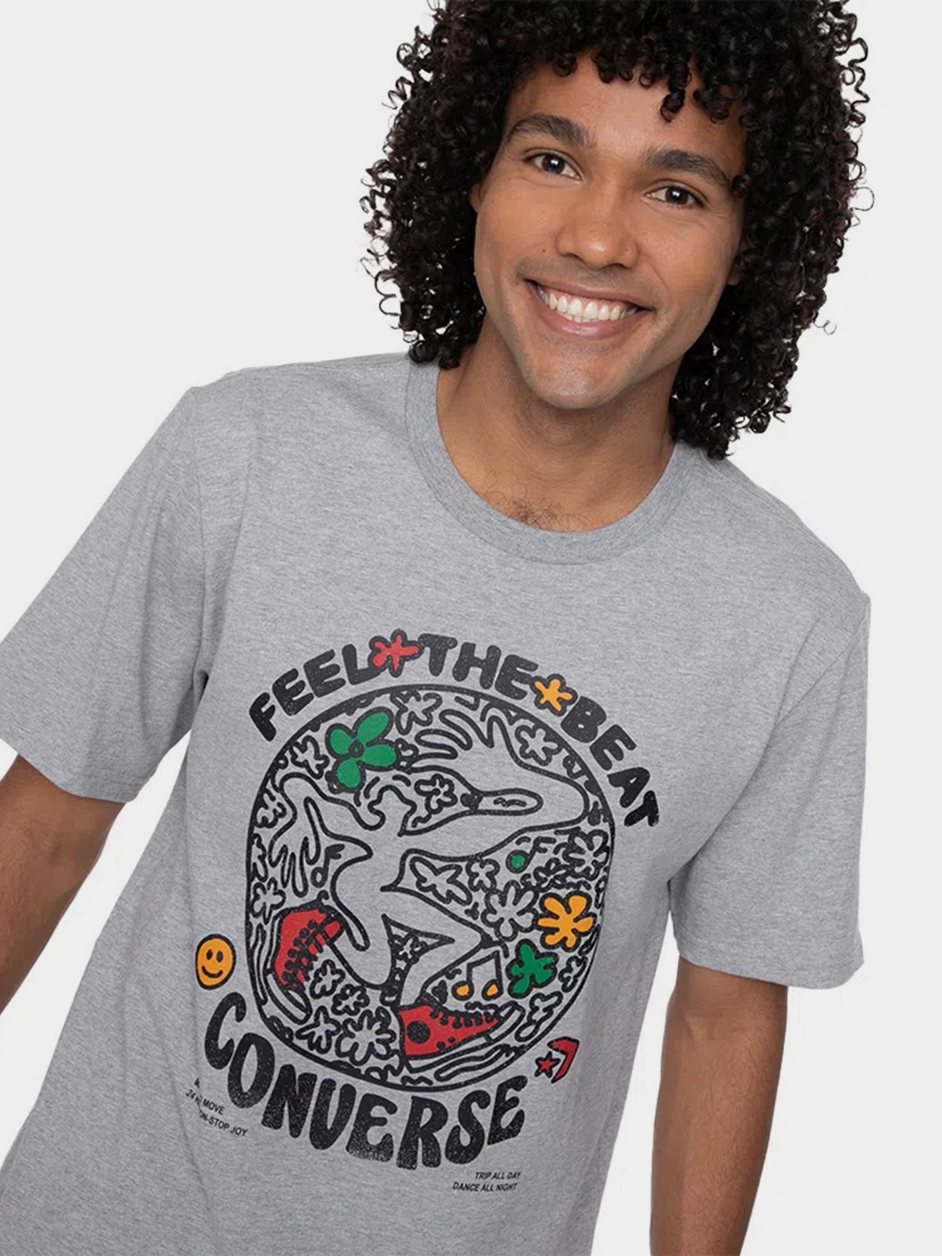 Футболка CONVERSE ABSTRACT DANCE HOMBRE модель 10023456-035 Фото