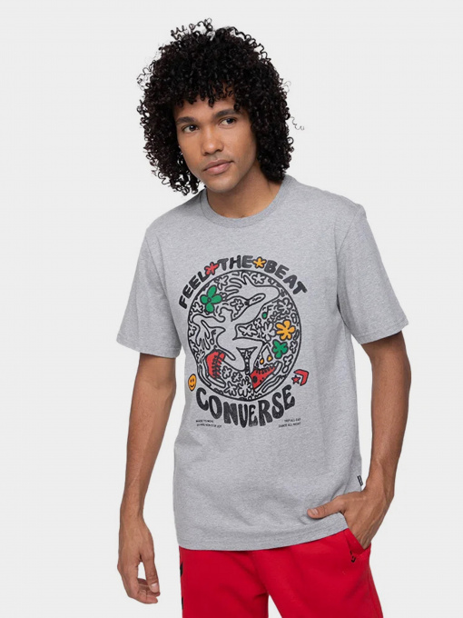 Футболка CONVERSE ABSTRACT DANCE HOMBRE Модель 10023456-035 Фото