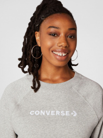 Худи CONVERSE STRIP WORDMARK FLEECE модель 10023716-035 Фото