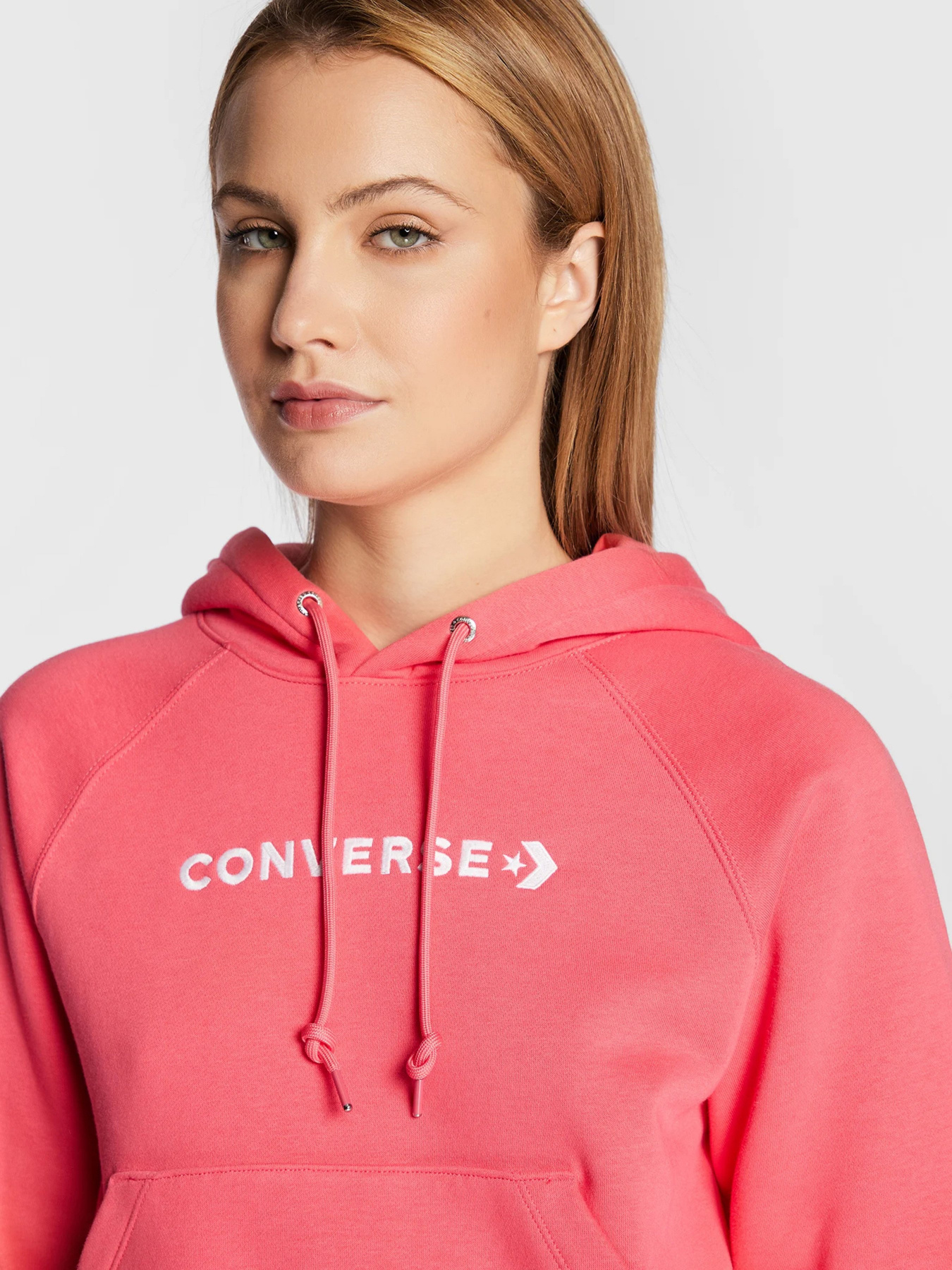 Худи CONVERSE Strip Wordmark Fleece модель 10023717-665 Фото