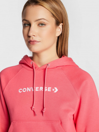 Худі CONVERSE Strip Wordmark Fleece модель 10023717-665 — фото - INTERTOP