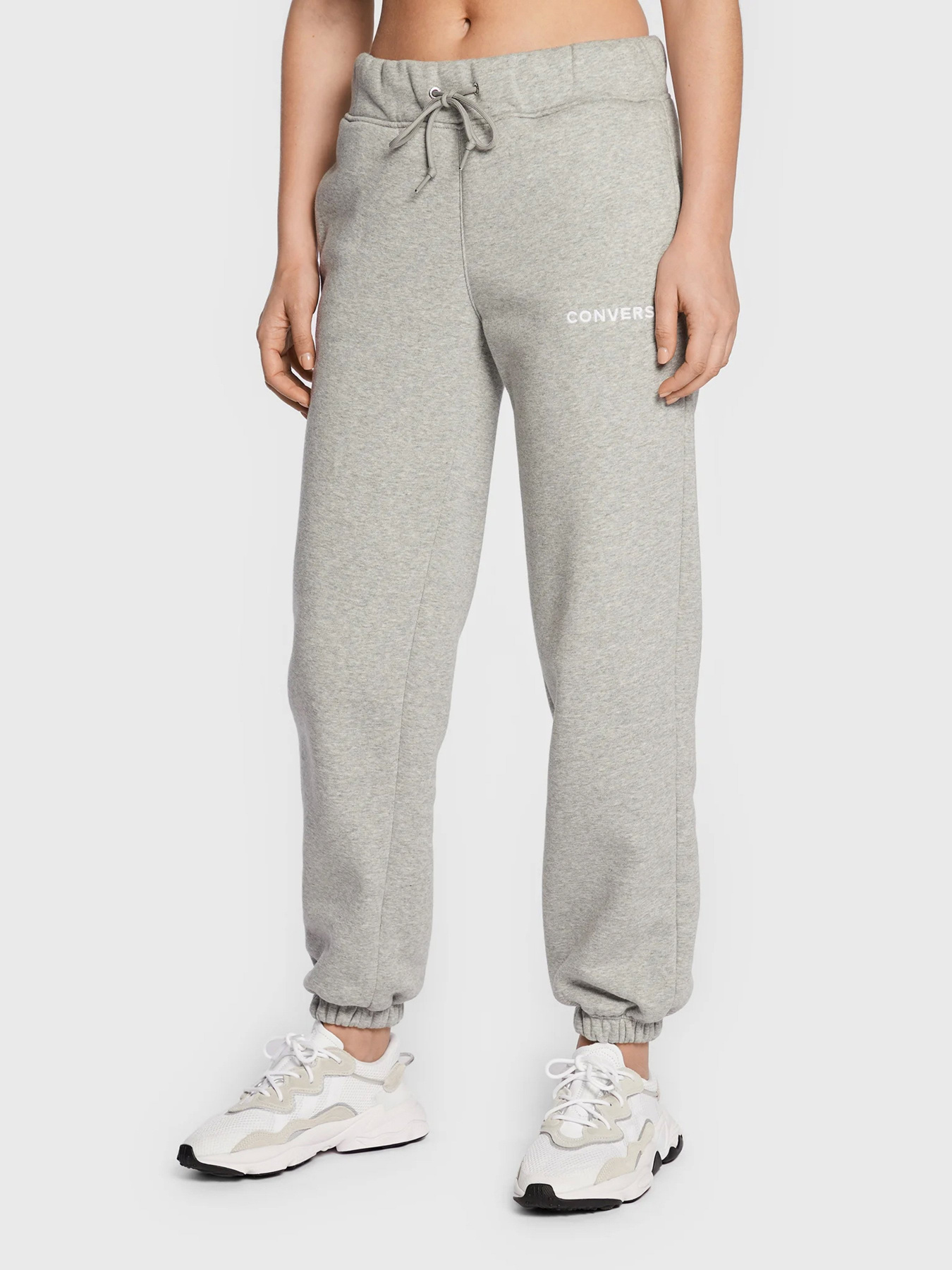 Штани спортивні CONVERSE Strip Wordmark Fleece модель 10023718-035 Фото