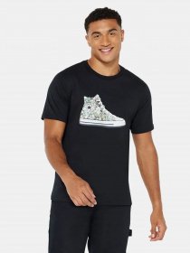 Футболка CONVERSE Flower Chuck модель 10023790-001 Футболка CONVERSE Flower Chuck модель 10023790-001 Фото