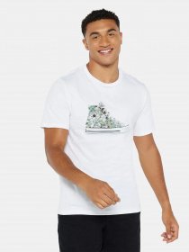 Футболка CONVERSE Flower Chuck модель 10023790-102 Фото